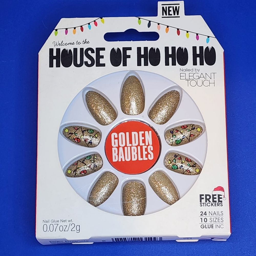 Golden Baubles Nail Set, House of Holand, NEW